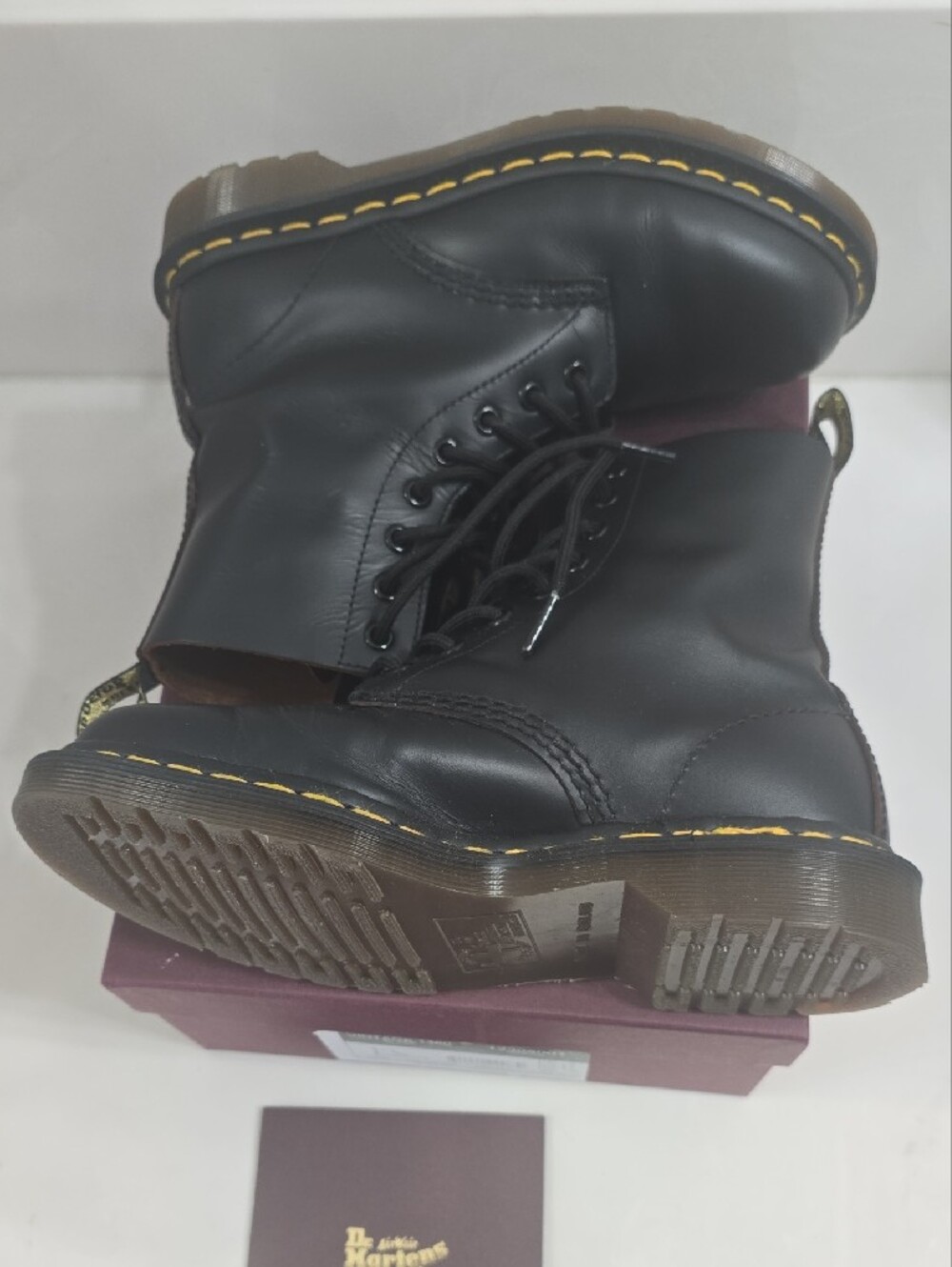 MIE Dr. Martens Made In England Vintage 1460 Quilon Boots UK 5 - Picture 7 of 16